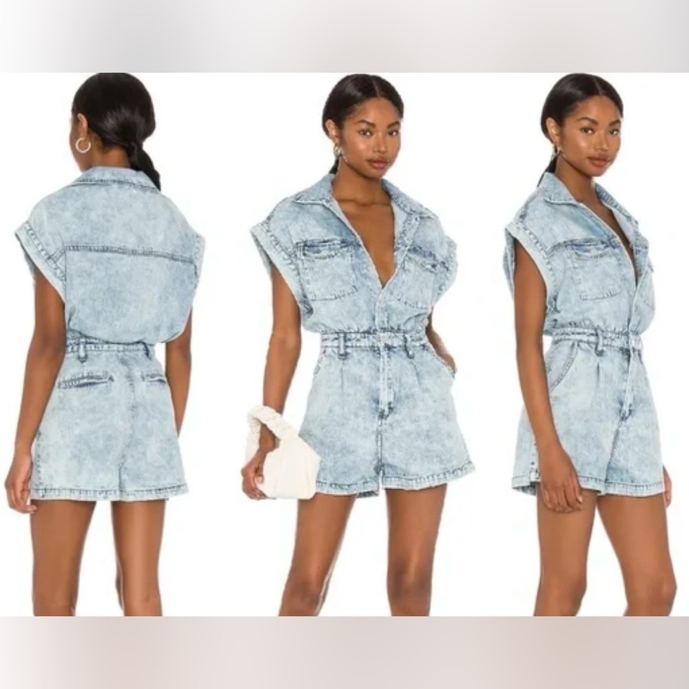 Denim romper - Picture 3 of 8